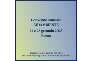 Convegno annuale AIDAMBIENTE