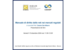 Manuale di diritto delle reti nei mercati regolati