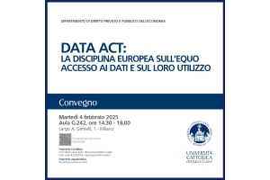 Data Act: la disciplina europea sull’equo accesso ai dati e sul loro utilizzo