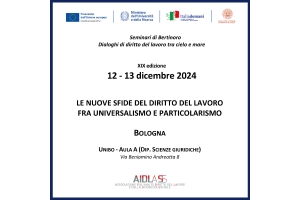 Le nuove sfide del Diritto del lavoro fra universalismo e particolarismo